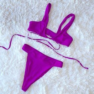 Beautiful Purple Swim Suit